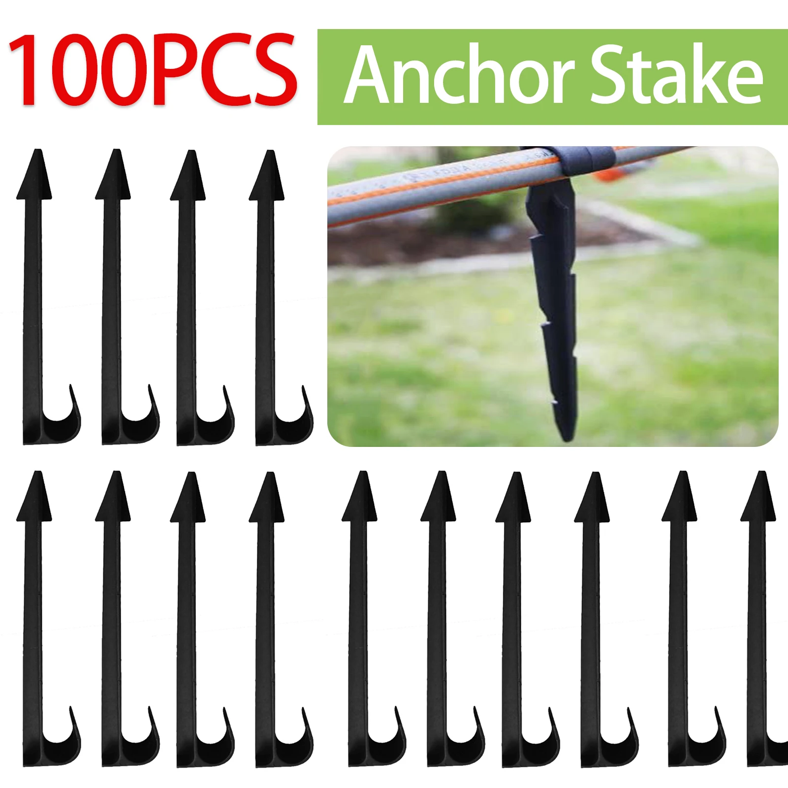 Irrigation Drip Tape - 100 adet J Hortum Tutucu Mikro