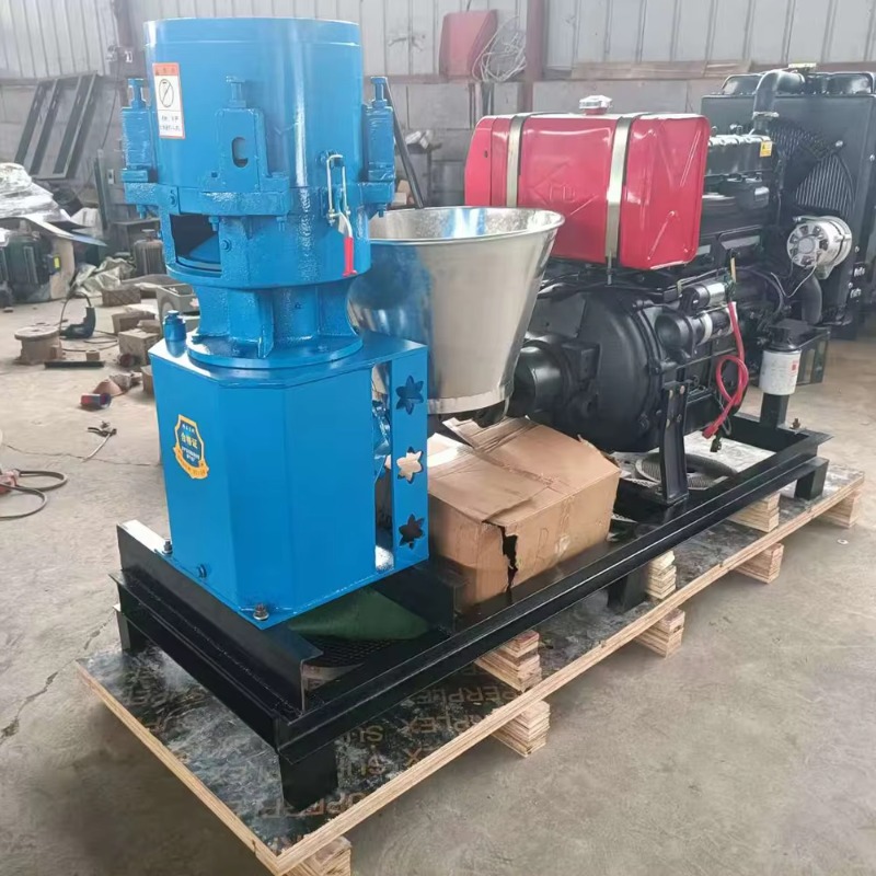 Wood Pellet Making Machine - Yeni Mini Yem Peletleme Makinesi Dizel