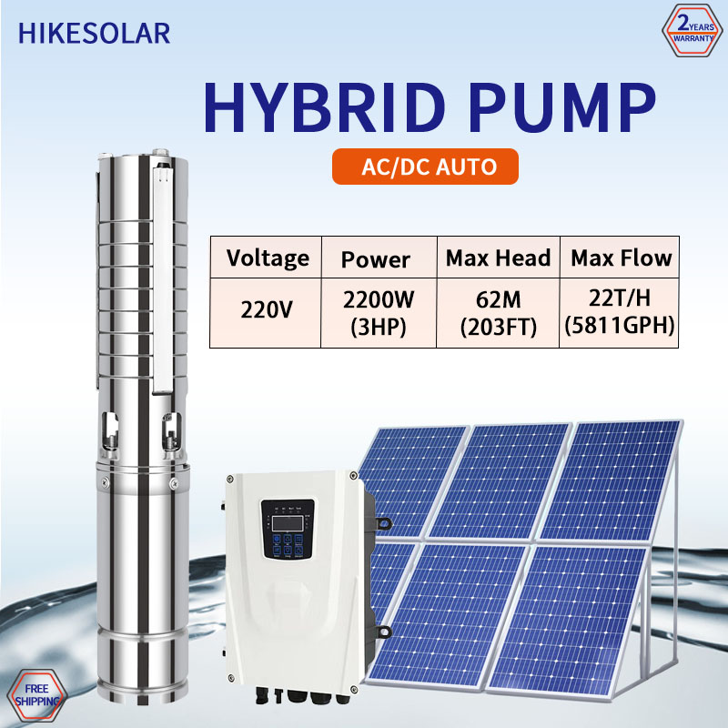 Hibrit DC AC Güneş Enerjili Yü - Farming Pump For Agriculture incelemesi ve fiyatı