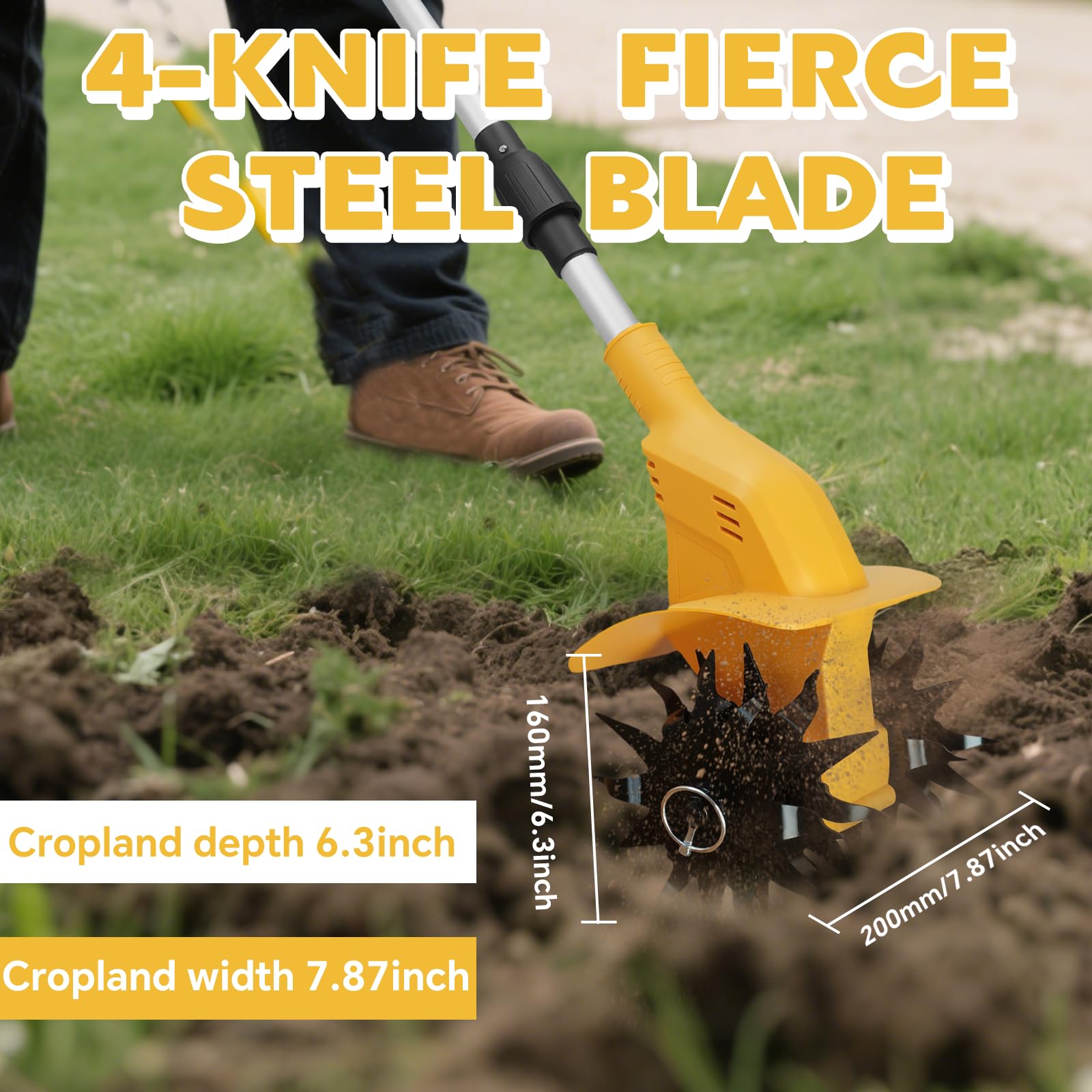 330RPM Fırçasız Akülü Çapa Mak - Farming Tools For Agriculture incelemesi ve fiyatı